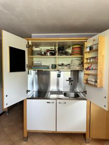 Η κουζίνα ή μικρή κουζίνα στο Brevi periodi Reggio Emilia