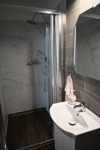 Koupelna v ubytování Cabana СUNTU