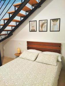 Posteľ alebo postele v izbe v ubytovaní Green Duplex MM City Center