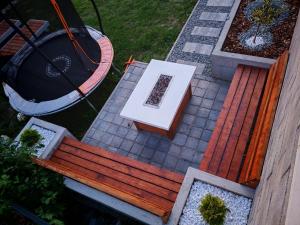 Zahrada ubytování Cabana Tudor