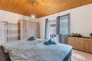 Postel nebo postele na pokoji v ubytování Ferienwohnung Faller
