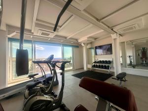 Fitness centrum a/nebo fitness zařízení v ubytování Ciclope Resort