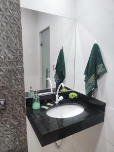 Et badeværelse på cafofo aconchegante