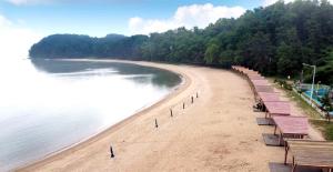 Naturlandskabet i nærheden af campingpladsen