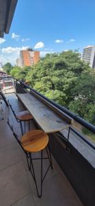 En balkon eller terrasse på Departamento Zona Centro Tucumán
