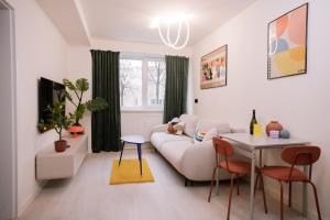 Posteľ alebo postele v izbe v ubytovaní Krivoo Apartments I-Private Parking