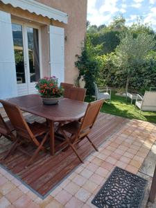 Zahrada ubytování Le mas de Phil