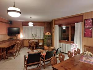 Posezení v ubytování Hotel La Lanterna