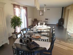 Predel za sedenje v nastanitvi Gîte Le Val d'Or