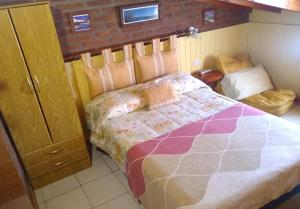 Ένα ή περισσότερα κρεβάτια σε δωμάτιο στο Cabaña LOW COST