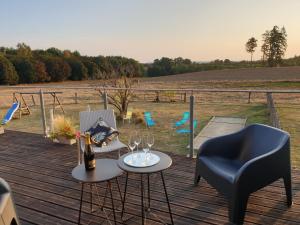 Balkón nebo terasa v ubytování Gîte Le Val d'Or