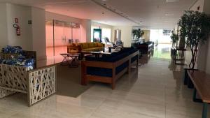 Χώρος καθιστικού στο Hotel Park Veredas Flat Service +63 φωτογραφίες