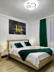 Postel nebo postele na pokoji v ubytování QuickStay - Apartment Straja - Lupeni