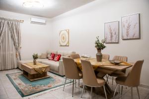 Ruang duduk di Ioanna's Home-Trikala