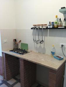 Kuchyň nebo kuchyňský kout v ubytování Casa Fronte Mare