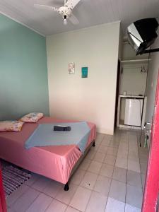 Postel nebo postele na pokoji v ubytování Pousada Alcobaça + 1 fotografie