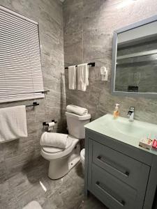 Koupelna v ubytování Habitación Dania