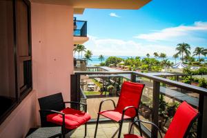 Balkon ili terasa u objektu Alexander 511 Beachfront condo with 2 pools, direct beach access, sauna, tikki bar
