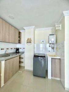 Kuchyň nebo kuchyňský kout v ubytování Moderno y acogedor apartamento en Ibague