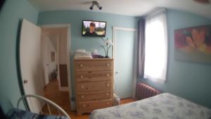 Télévision ou salle de divertissement dans l'établissement Appartement Maufils
