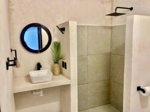 Koupelna v ubytování Casa Umay + 37 fotografií