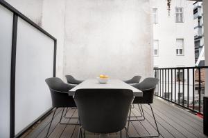 Balkón alebo terasa v ubytovaní Apartment Generacija