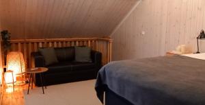 Postel nebo postele na pokoji v ubytování LadansLoft
