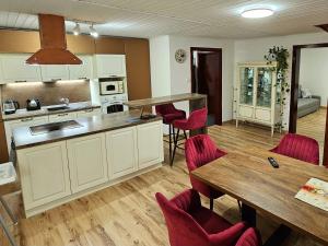 Η κουζίνα ή μικρή κουζίνα στο UV Apartmány