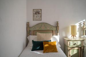 Postel nebo postele na pokoji v ubytování La Casita (Villa cerca de Peñíscola y Morella)