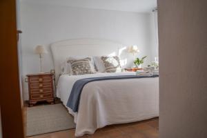 Postel nebo postele na pokoji v ubytování La Casita (Villa cerca de Peñíscola y Morella)