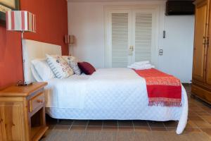 Postel nebo postele na pokoji v ubytování La Casita (Villa cerca de Peñíscola y Morella)