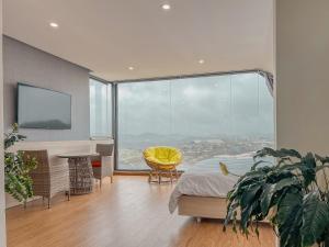 Krevet ili kreveti u jedinici u okviru objekta Lux Nest hotel