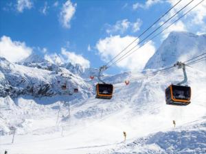 Apartment in Neustift near Ski Lift v zime