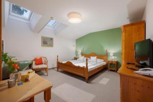Voodi või voodid majutusasutuse Hotel B&B "Zur Schanz" toas