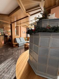 Χώρος καθιστικού στο Hotel Quadrifoglio