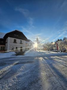 Obiekt Landhotel Lacknerhof zimą