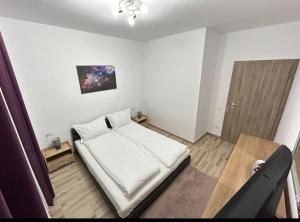 Ένα ή περισσότερα κρεβάτια σε δωμάτιο στο Apartament Teddy