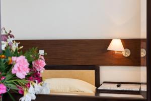 Voodi või voodid majutusasutuse Aphrodite Beach Hotel Corfu toas
