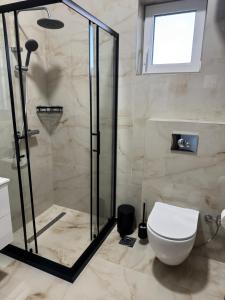 Koupelna v ubytování Mecks apartmani