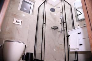 Koupelna v ubytování Mecks apartmani