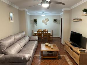 TV a/nebo společenská místnost v ubytování Apartamentos Maria