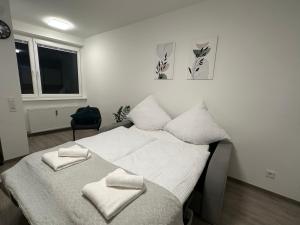 Una cama o camas en una habitación de Zoe Apartment