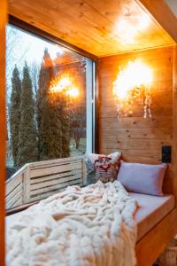 Postel nebo postele na pokoji v ubytování Chalet Belle Vue