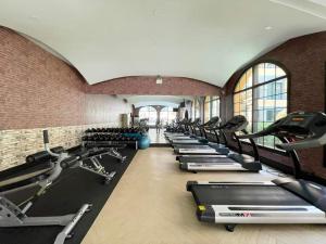 Fitness centrum a/nebo fitness zařízení v ubytování Venetain Sigeture resort CK88