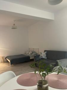 Χώρος καθιστικού στο Nikifor Apartamenty Krynica-Zdrój