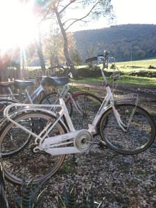 Un grupo de bicicletas estacionadas una al lado de la otra en La casa dei breton, en Magione 53 fotos más