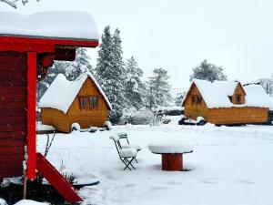 les Refuges du Chalet durante l'inverno