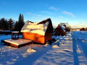 les Refuges du Chalet durante l'inverno
