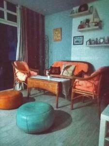 Posezení v ubytování Maison du bonheur