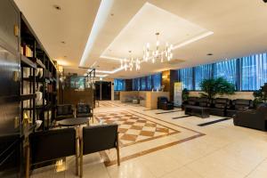 Browndot Hotel Incheon Songdo的休息区